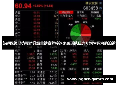 英超保级形势骤然升级关键赛程接连来袭球队压力陡增生死考验迫近 英超保级形势骤然升级关键赛程接连来袭球队压力陡增生死考验迫近